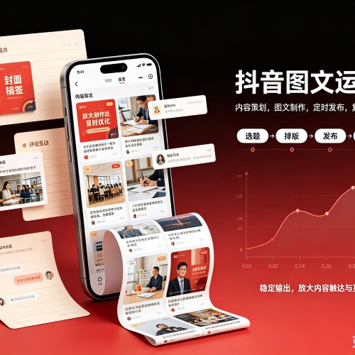 涪城抖音图文代运营服务